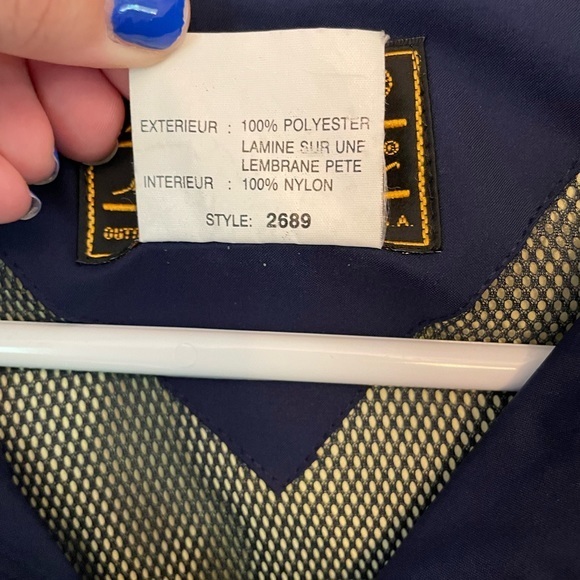 VTG 80s/90s Eddie Bauer Teal‎ Pink Gore-Tex Hooded Jacket Womens Medium - Picture 13 of 16